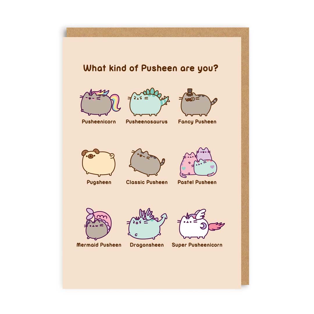 What Kind Of Pusheen Are You Greeting Card – Dynasty