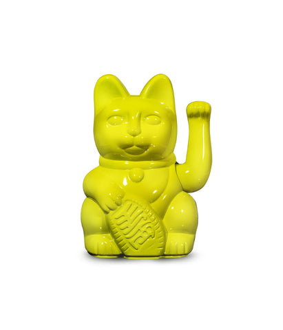 Winkekatze Lucky Cat Classic Glossy Yellow