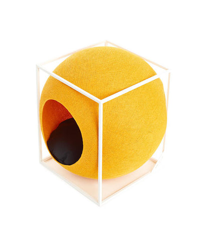 The Cube Cat Cave Pollen/White