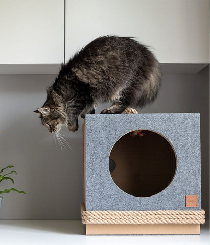 TULA Cat House Round With Rope