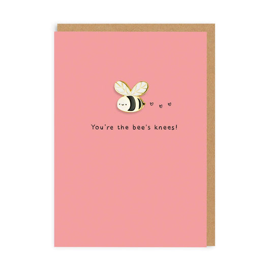 Bee’s Knees Pin & Greeting Card 1600