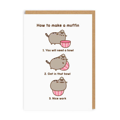 How To Make A Muffin Pusheen Grußkarte