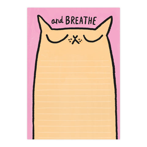 Bloc-notes A5 Breathe Cat