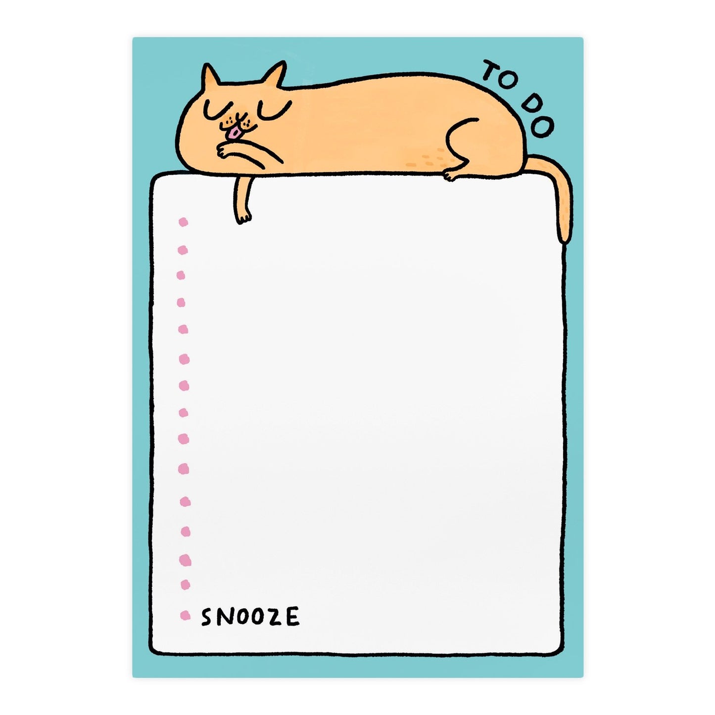 Bloc-notes To Do Snooze Cat A5